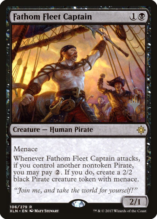 Fathom Fleet Captain (Promo Pack) [Ixalan Promos] [Foil]