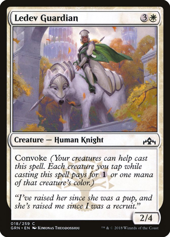Ledev Guardian [Guilds of Ravnica] [Foil]
