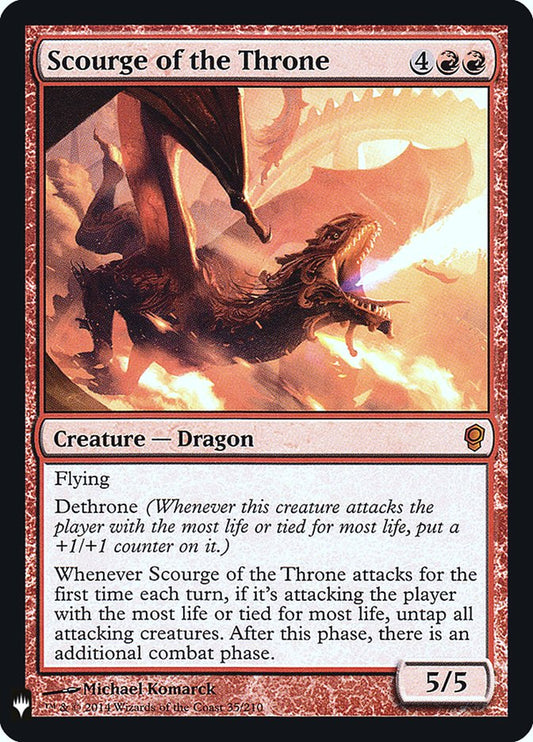 Scourge of the Throne [Mystery Booster] [Foil]