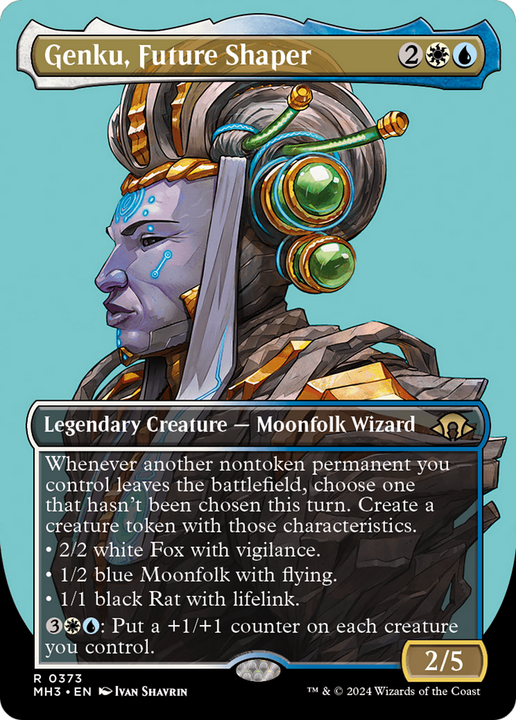 Genku, Future Shaper (Borderless) [Modern Horizons 3] [Foil]