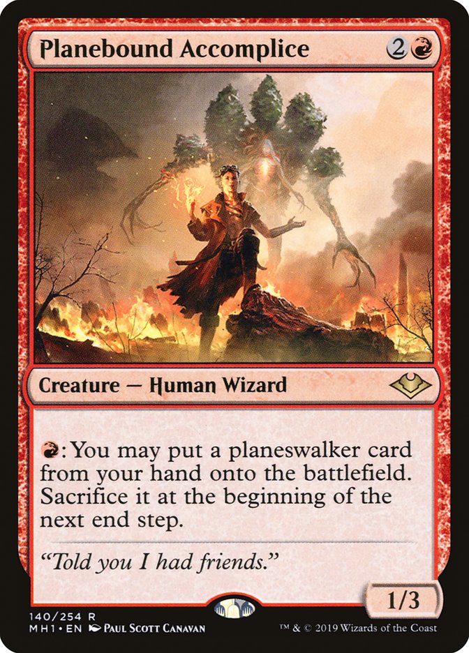 Planebound Accomplice [Modern Horizons] [Foil]