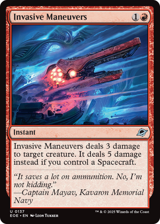 Invasive Maneuvers [Edge of Eternities] [Foil]