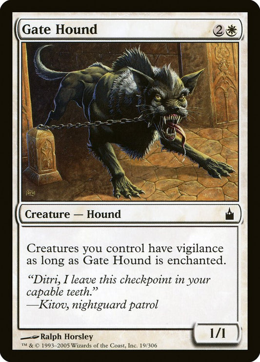 Gate Hound [Ravnica: City of Guilds] [Foil]
