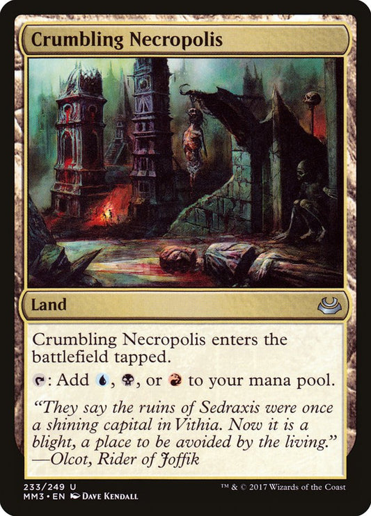 Crumbling Necropolis [Modern Masters 2017] [Foil]