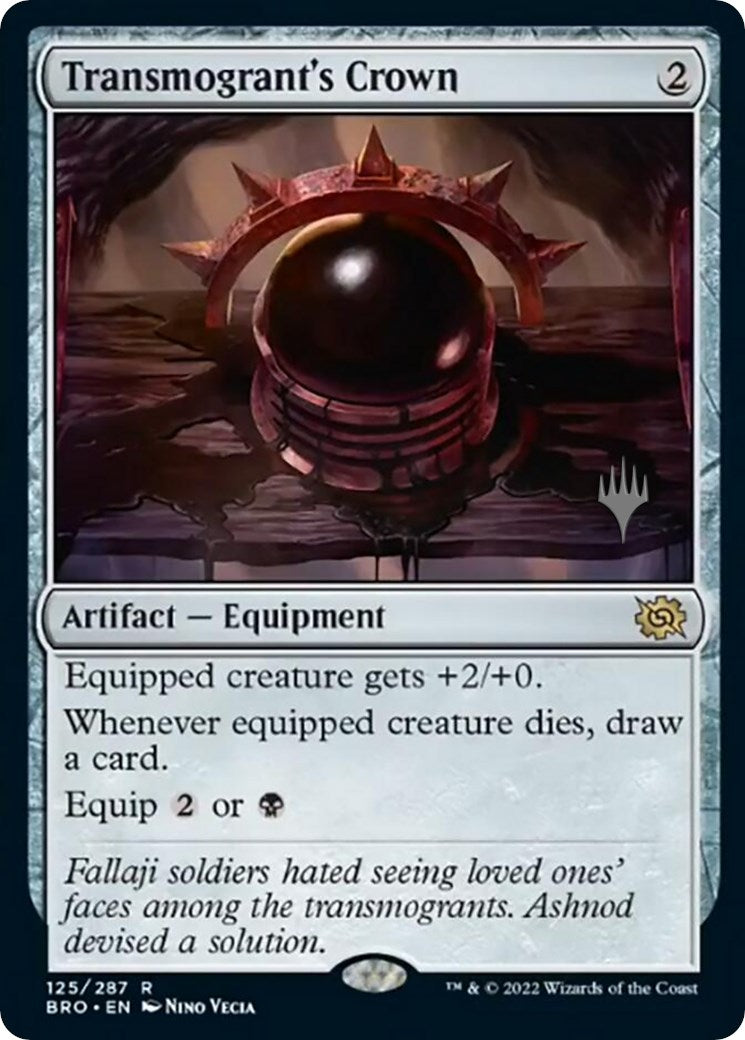 Transmogrant's Crown (Promo Pack) [The Brothers' War Promos] [Foil]