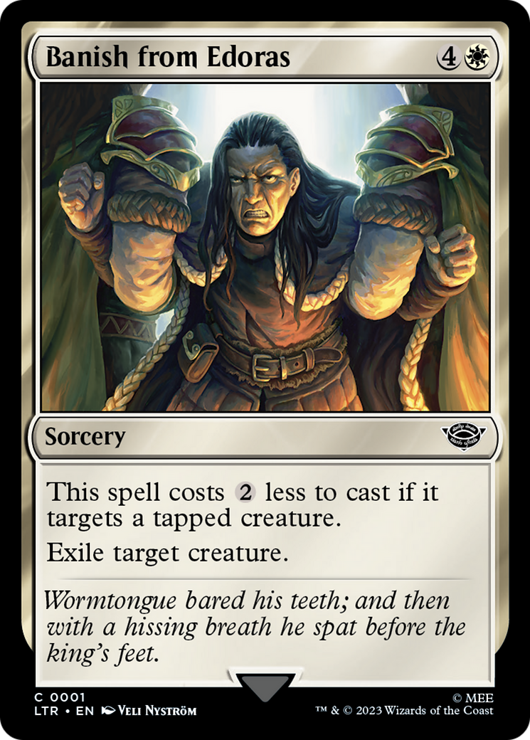 Banish from Edoras [The Lord of the Rings: Tales of Middle-Earth] [Foil]