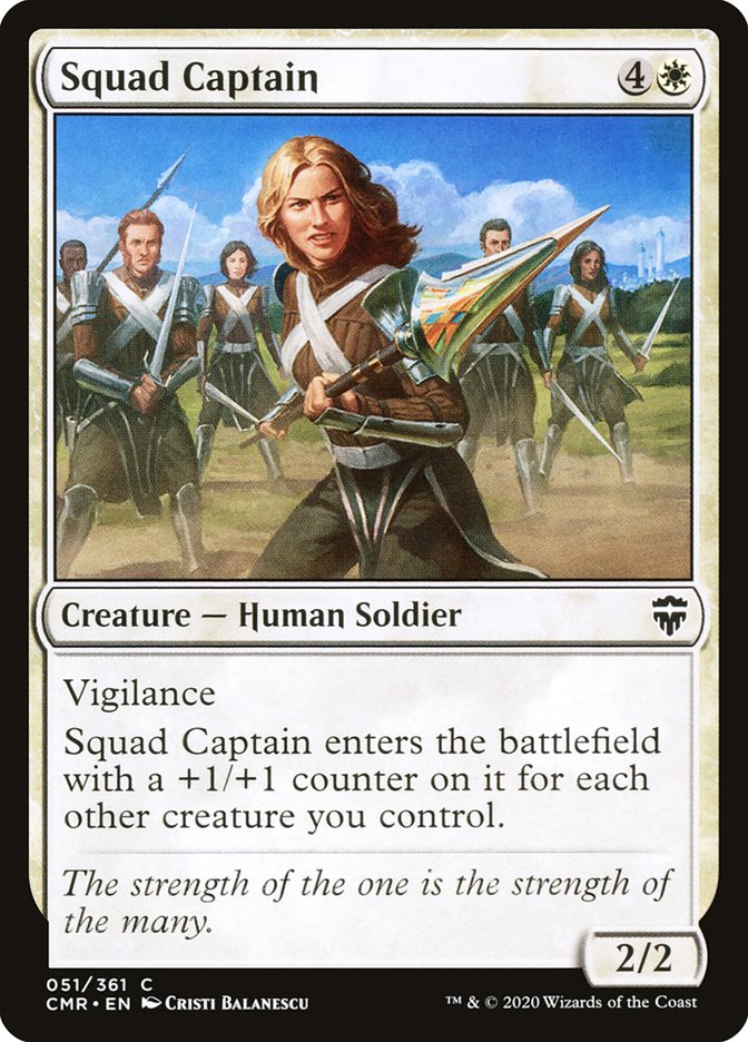 Squad Captain [Commander Legends] [Foil]