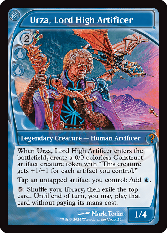 Urza, Lord High Artificer (Future Sight) [Mystery Booster 2] [Foil]
