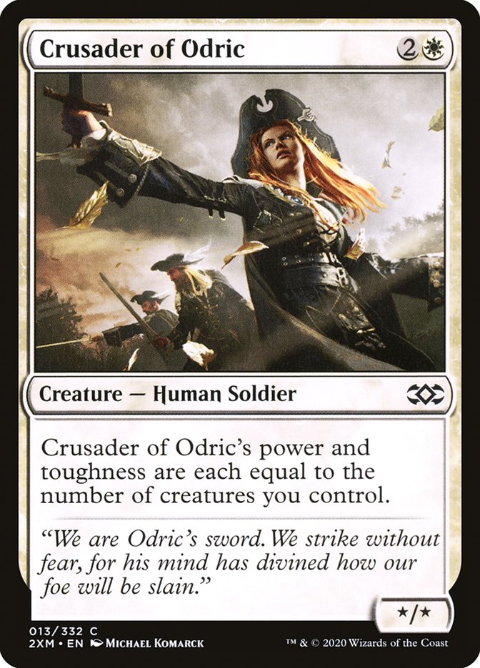 Crusader of Odric [Double Masters] [Foil]