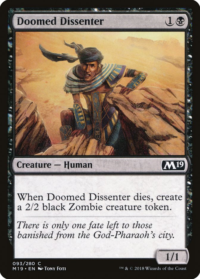 Doomed Dissenter [Core Set 2019] [Foil]
