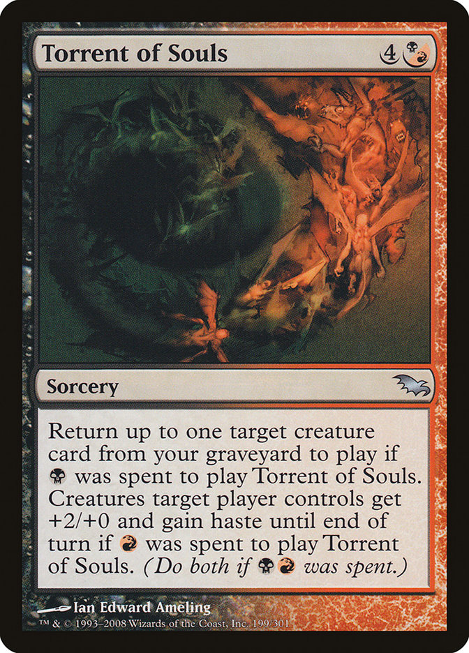 Torrent of Souls [Shadowmoor] [Foil]