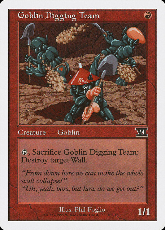 Goblin Digging Team [Sixth Edition]