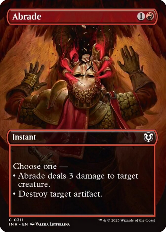Abrade (Borderless) [Innistrad Remastered] [Foil]