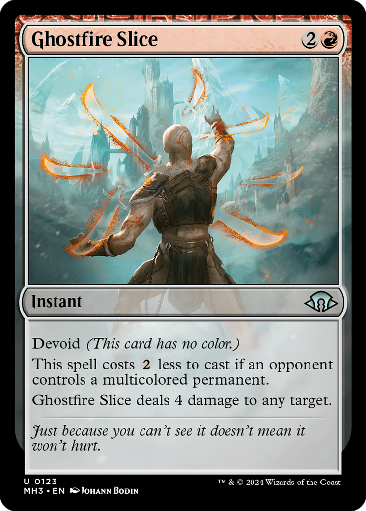 Ghostfire Slice [Modern Horizons 3] [Foil]