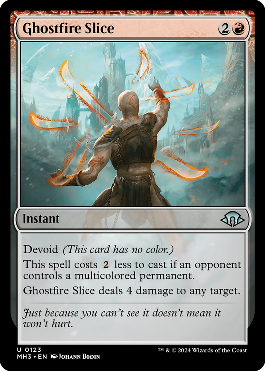 Ghostfire Slice [Modern Horizons 3] [Foil]
