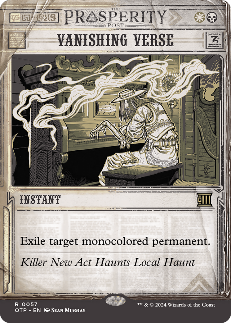 Vanishing Verse [Outlaws of Thunder Junction: Breaking News] [Foil]