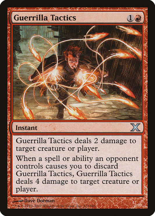 Guerrilla Tactics [Tenth Edition] [Foil]