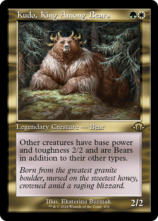 Kudo, King Among Bears (Retro) [Modern Horizons 3] [Foil]