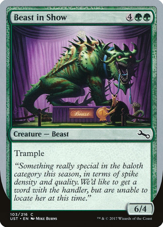 Beast in Show ("Something really special...") [Unstable] [Foil]