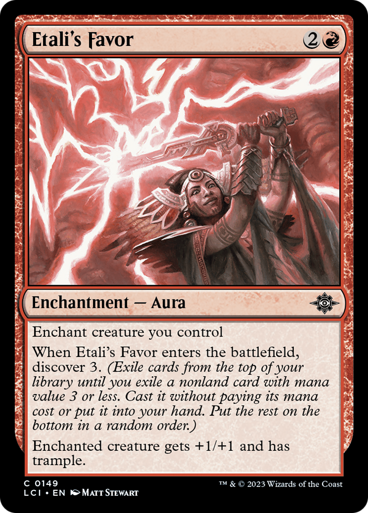 Etali's Favor [The Lost Caverns of Ixalan] [Foil]