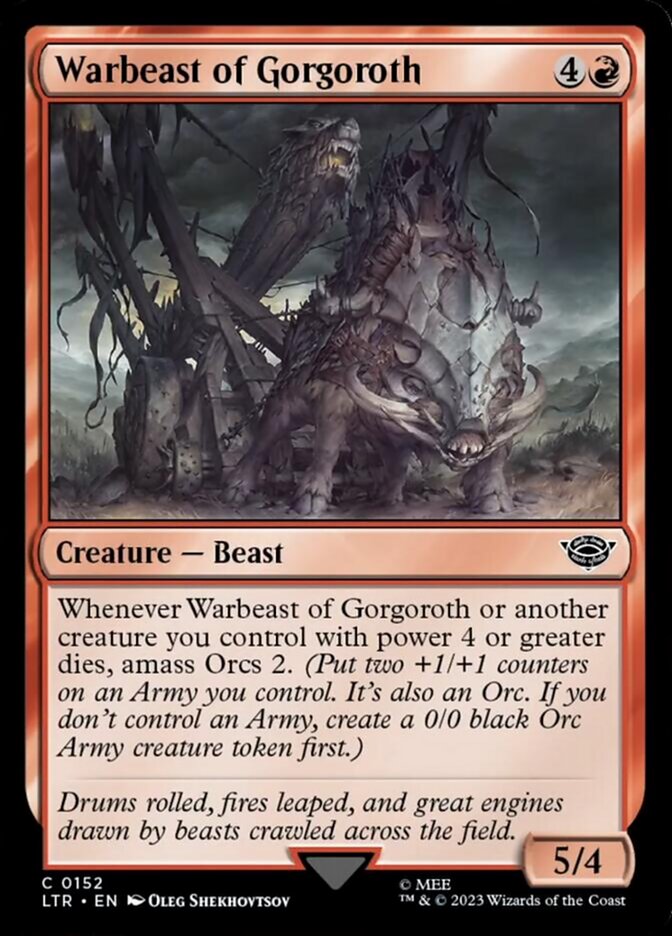 Warbeast of Gorgoroth [The Lord of the Rings: Tales of Middle-Earth] [Foil]
