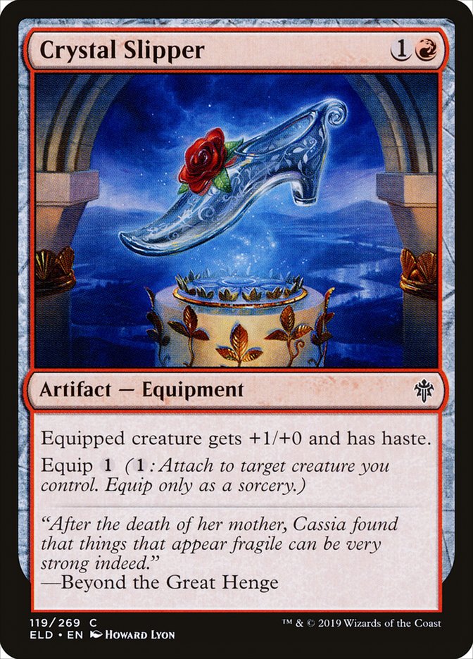 Crystal Slipper [Throne of Eldraine] [Foil]