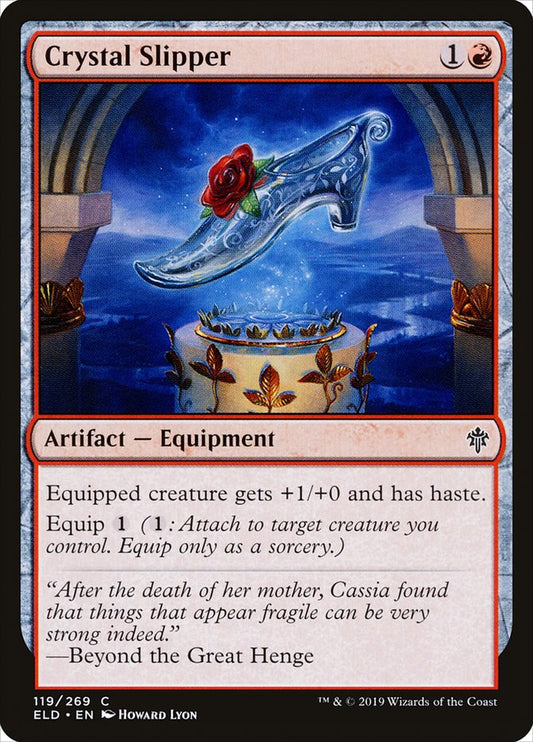 Crystal Slipper [Throne of Eldraine] [Foil]