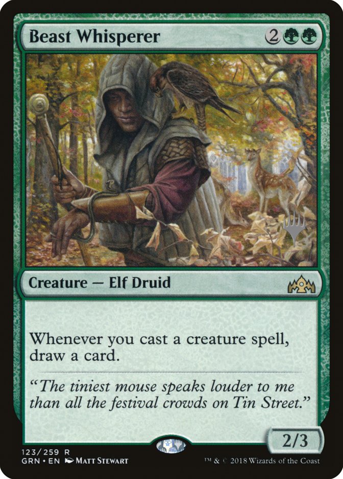Beast Whisperer (Promo Pack) [Guilds of Ravnica Promos] [Foil]