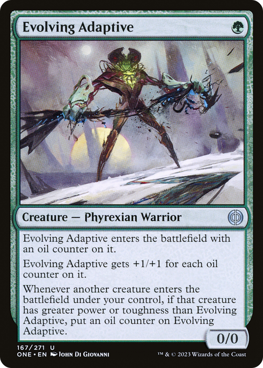 Evolving Adaptive [Phyrexia: All Will Be One] [Foil]