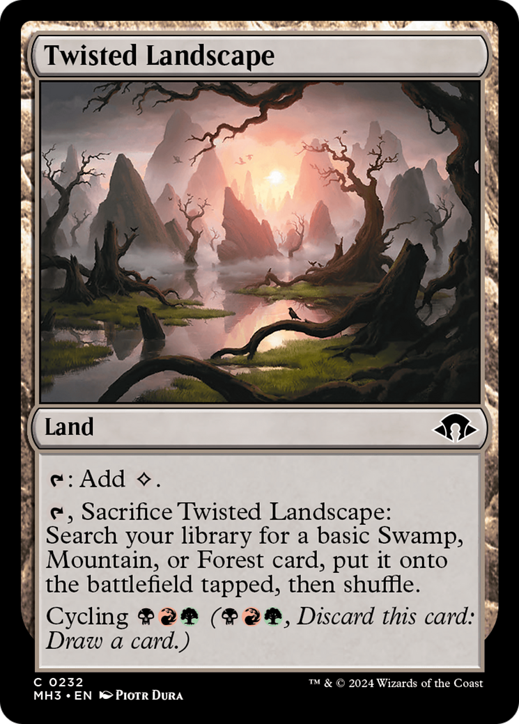 Twisted Landscape [Modern Horizons 3] [Foil]