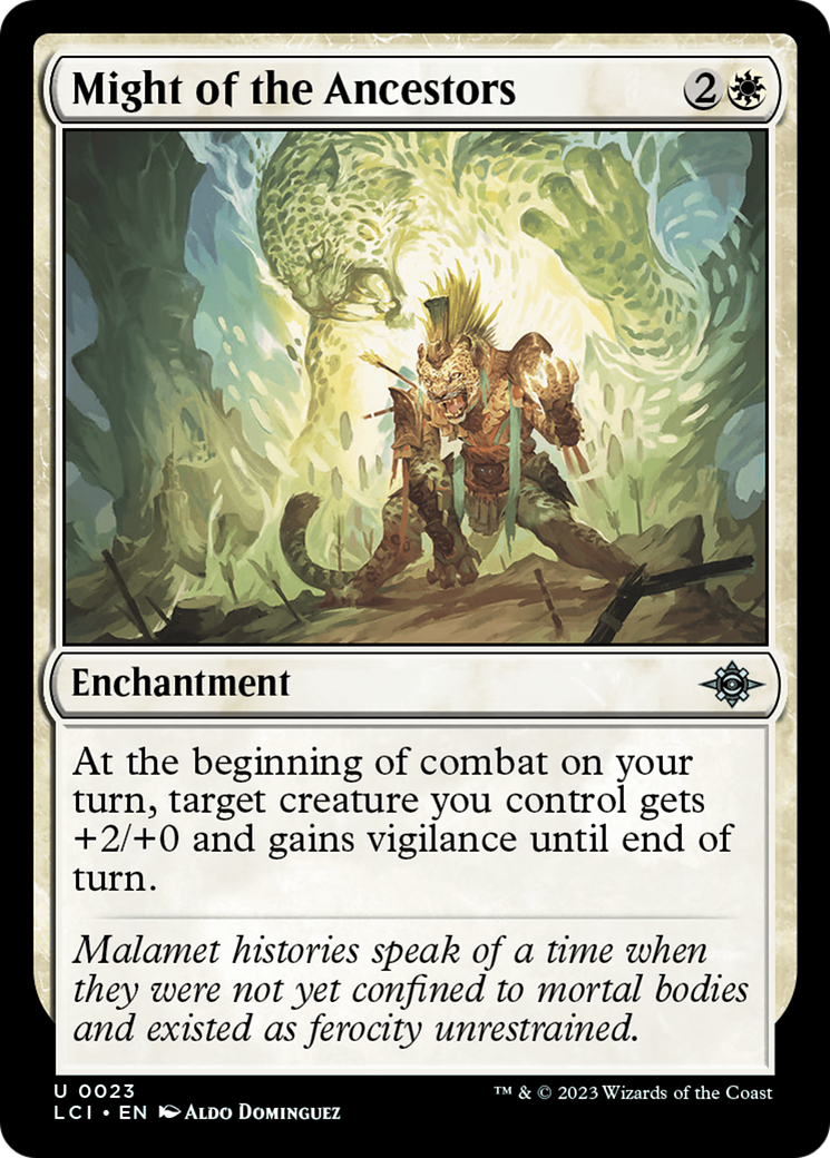 Might of the Ancestors [The Lost Caverns of Ixalan] [Foil]