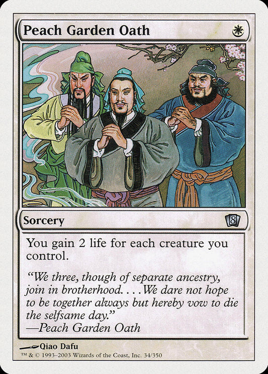 Peach Garden Oath [Eighth Edition] [Foil]