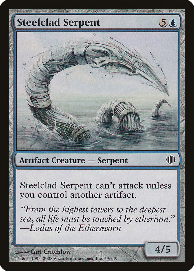 Steelclad Serpent [Shards of Alara] [Foil]