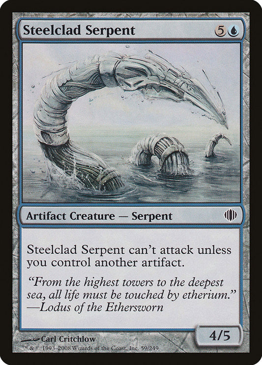 Steelclad Serpent [Shards of Alara] [Foil]