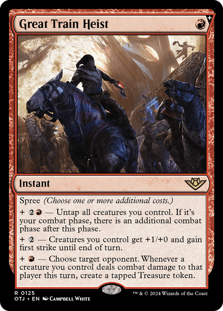 Great Train Heist [Outlaws of Thunder Junction] [Foil]