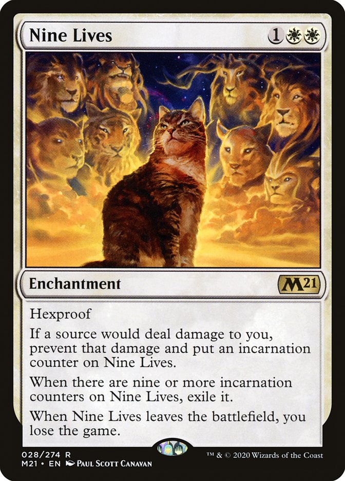 Nine Lives [Core Set 2021] [Foil]