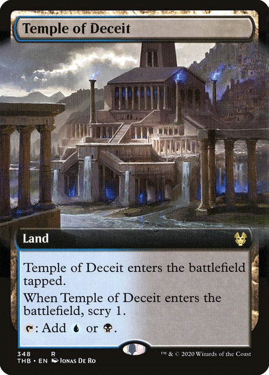 Temple of Deceit (Extended Art) [Theros Beyond Death] [Foil]