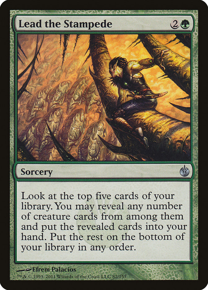 Lead the Stampede [Mirrodin Besieged] [Foil]