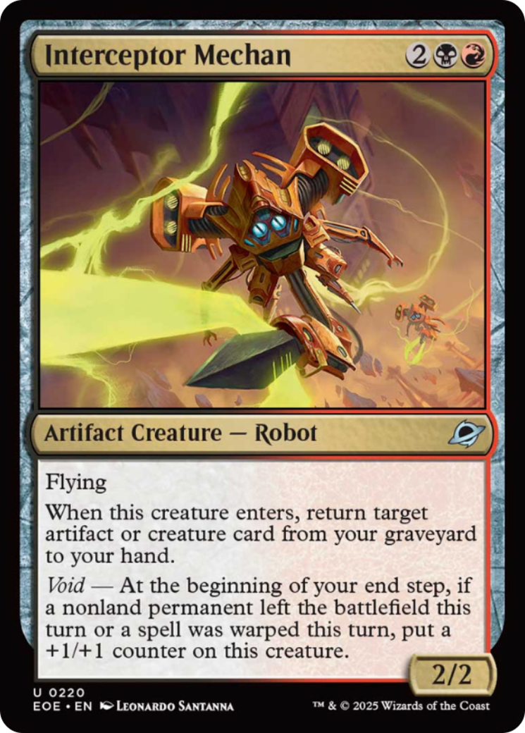 Interceptor Mechan [Edge of Eternities] [Foil]