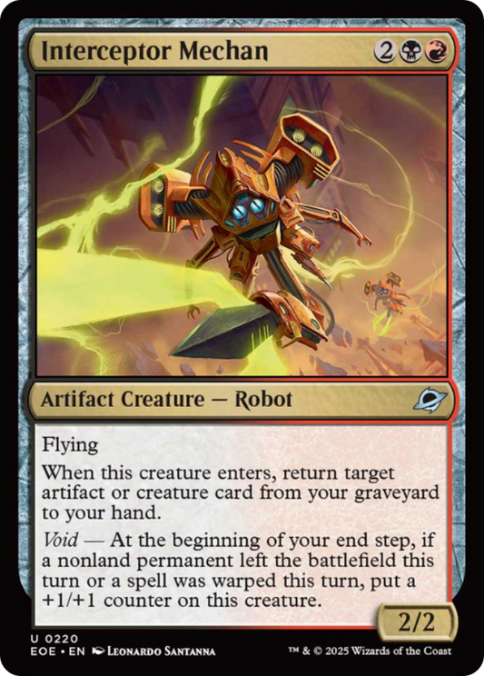 Interceptor Mechan [Edge of Eternities] [Foil]
