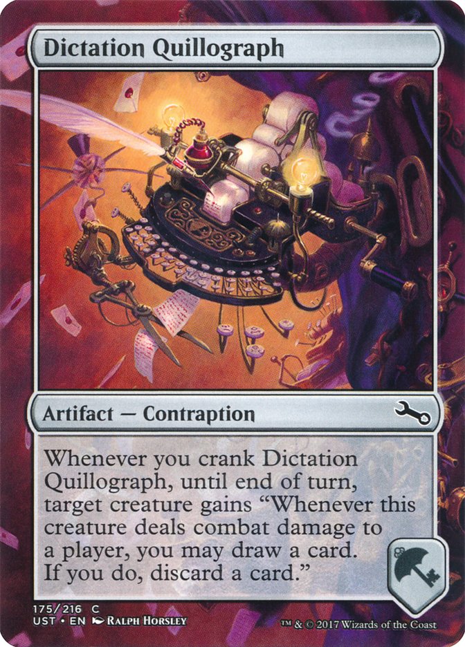 Dictation Quillograph [Unstable] [Foil]