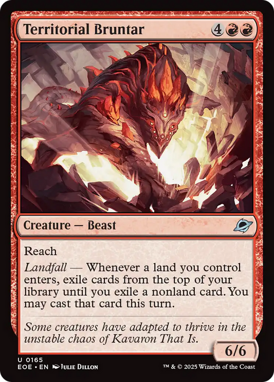 Territorial Bruntar [Edge of Eternities] [Foil]