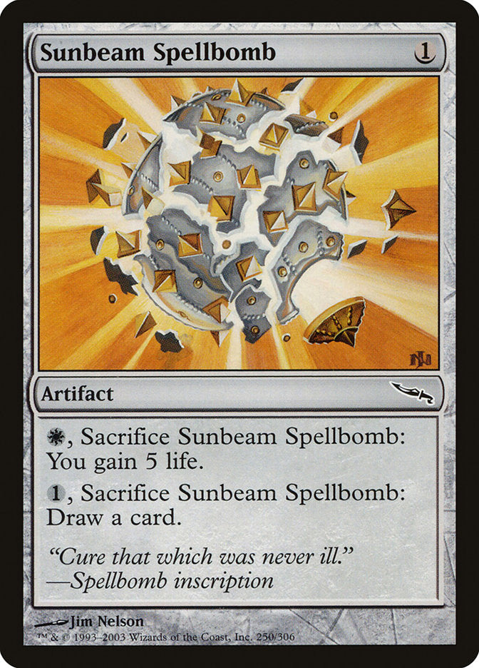 Sunbeam Spellbomb [Mirrodin] [Foil]