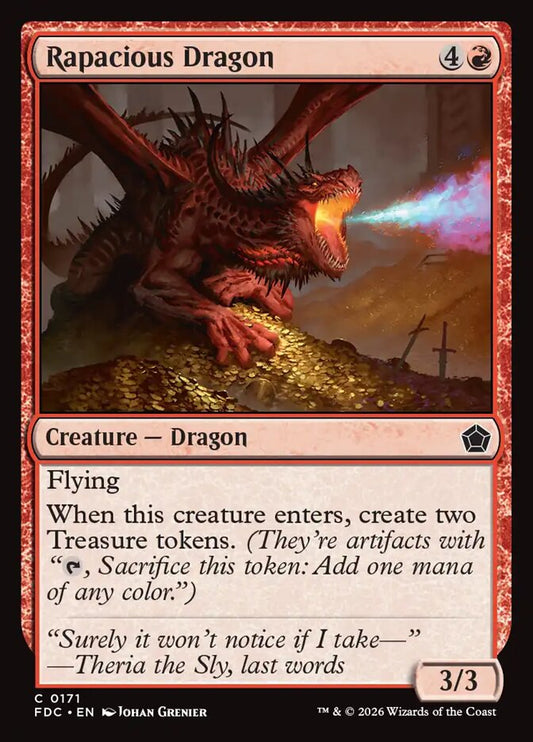Rapacious Dragon [Foundations Commander]
