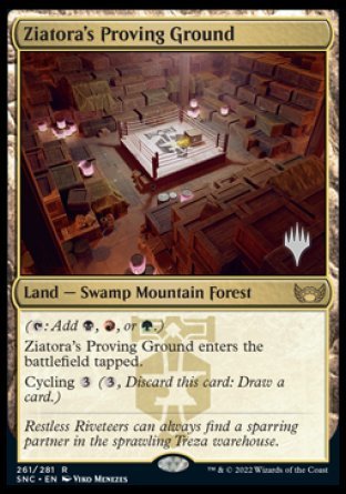 Ziatora's Proving Ground (Promo Pack) [Streets of New Capenna Promos] [Foil]