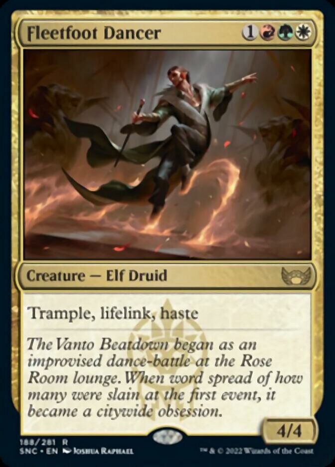 Fleetfoot Dancer [Streets of New Capenna] [Foil]