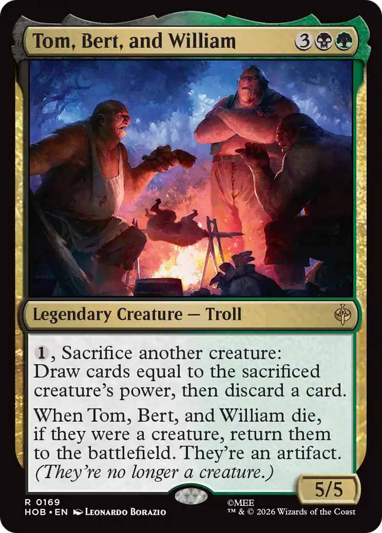 Tom, Bert, and William [The Hobbit]