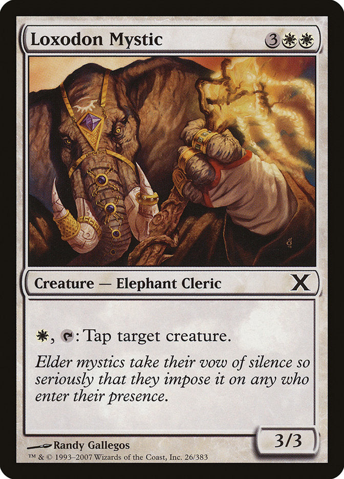 Loxodon Mystic [Tenth Edition] [Foil]