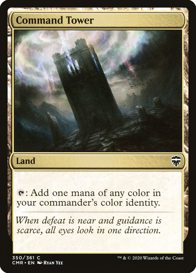 Command Tower (350) [Commander Legends] [Foil]