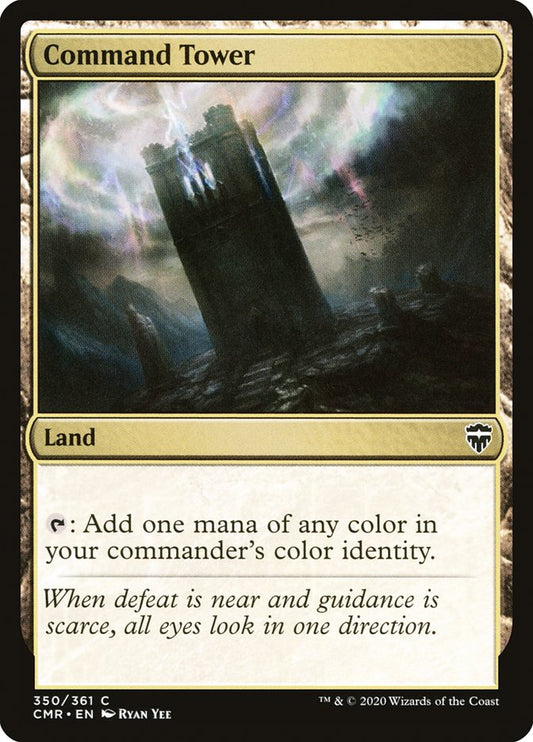 Command Tower (350) [Commander Legends] [Foil]